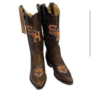 GAMEDAY BOOTS Sam Houston State University Bearkats Embroidered Cowboy Boots